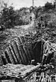 An example of the deep, fortified trenches facing the 32nd Division during World War I along the Kriemhilde Stellung, part of the Hindenburg Line in the Meuse-Argonne sector.
