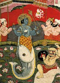 Avatar of Vishnu as a Matsya, India