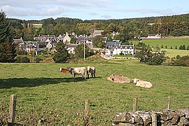 Blick über Milltown of Rothiemay