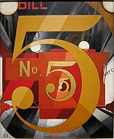 Charles Demuth, Figure 5 in Gold, 1928