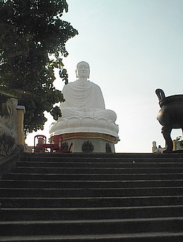 Hải Đức Buddha, the 30 ft tall statue built in 1964 at Long Sơn Temple in Nha Trang.