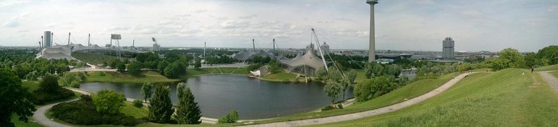 Panorama des Olympiapark-München