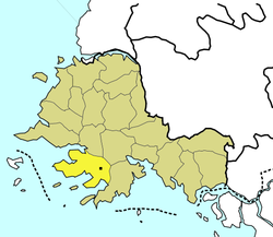 Location of Ongjin County