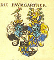 Siebmachers Wappenbuch von 1605 Wappen der Familie Paumgartner, Nürnberg