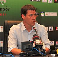 Rudi Garcia during a press conference in 2011