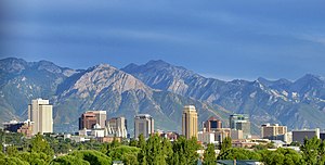 Skyline of Downtown Salt Lake City