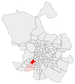 Location of San Isidro