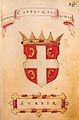 Arms of Stefan Uroš IV Dušan Nemanjic, King and later Emperor of Serbia, who held the title of Emperor of Serbs and Greeks, in the 14th century.