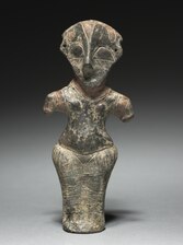 Female figure, by the Vinča culture, c. 4500-3500 BC, fired clay with paint, Cleveland Museum of Art, Ohio, USA