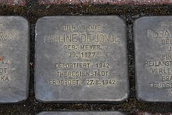 Stolperstein Pauline de Jonge