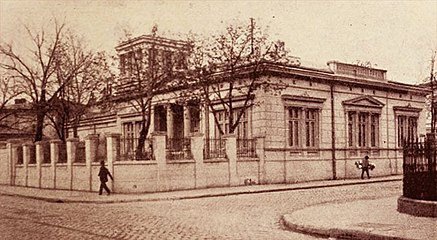 Neoclassical - Titu Maiorescu House, where the meetings of the Junimea literary society were held, Bucharest, unknown architect, c.1870[48]