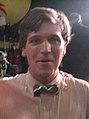 Tucker Carlson wearing a bow tie in early 2004.