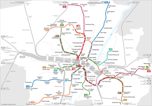 Liniennetz der U-Bahn München