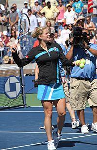 Kim Clijsters at the 2010 US Open