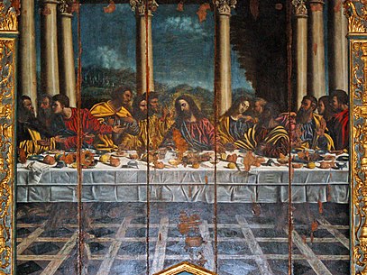 Alessandro Berri - Ultima Cena (Last Supper), 1540, Castelnuovo Scrivia, Alessandria, Italy