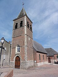 The church in Frasnoy