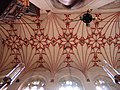 Wooden fan vault of Winchester College Chapel
