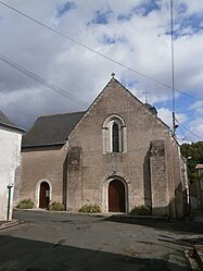 The church of Sainte-Luce, in Luzillé