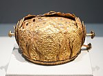 Gold leaf crown from the Dingling Mausoleum
