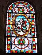 Stained glass of Saint Martin