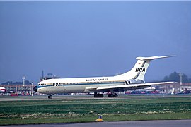 VC-10 der British United Airways, 1969