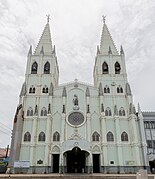 The Minor Basilica of San Sebastián is the only all-steel church in Asia.[245]