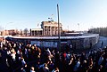 Mauer und Brandenburger Tor, Dezember 1989
