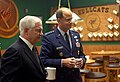 Commander of The Strategic Command General Kevin P. Chilton and U.S. Secretary of Defense Robert M. Gates at Offutt Air Force Base, Nebraska, October 17, 2007.