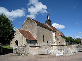 The church in Saint-André-en-Morvan