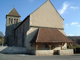 The church in Sauvigny-les-Bois