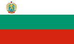 Flagge der Volksrepublik Bulgarien (1948–1967)