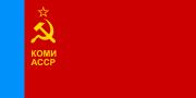 Flag of the Komi ASSR (1954–1991)