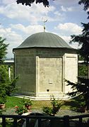 The türbe of Gül Baba, several works of Islamic art can be visited