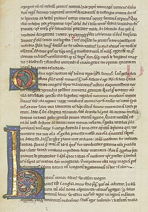 Manuscript of William of Malmesbury