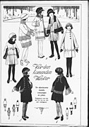 Winter fashion for girls, 1923.