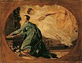 Klimt: Entwurf für die Allegorie der Musik (1885)