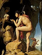 Ingres, Oedipus and the Sphinx, 1808, 1827