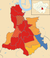 Lewisham 2010 results map