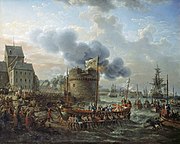 Louis XVI visiting Cherbourg in 1786, by Louis-Philippe Crépin
