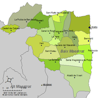 Municipalities of Baix Maestrat