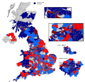 Marriage (Same Sex Couples) Act 2013 parliamentary vote map for the entire UK...