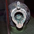 Der Fund von 1986: Bronzekrug mit römischen Münzen.