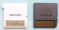 Nintendo DS and 3DS cartridges as would be used to play handheld video games earlier in the decade, before the later release of the hybrid Nintendo Switch system in 2017.