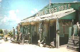 The original Drifter's Reef bar at Wake Island