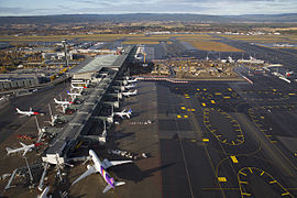 Oslo Airport, Gardermoen hosting Norwegian Air Shuttle and Scandinavian Airlines aircraft.
