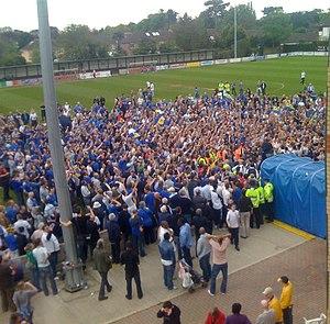 AFC Wimbledon Promotion from Isthmian League Premier Division