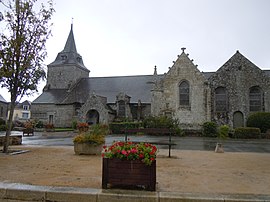 The Church of Saint-Pierre, in Ploërdut