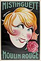 Poster Mistinguett Moulin Rouge, by Charles Gesmar, 1926