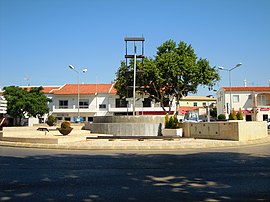 Largo das Ferreiras in the centre of the village of Ferreiras
