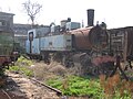 Mallet-Lokomotive, im Betriebswerk Damaskus-Kadam abgestellt